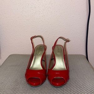 Red Bandolino heels